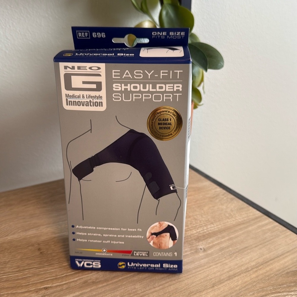 Neo G Easy Fit Moderate Shoulder Support, Universal Size (fits right or left arm